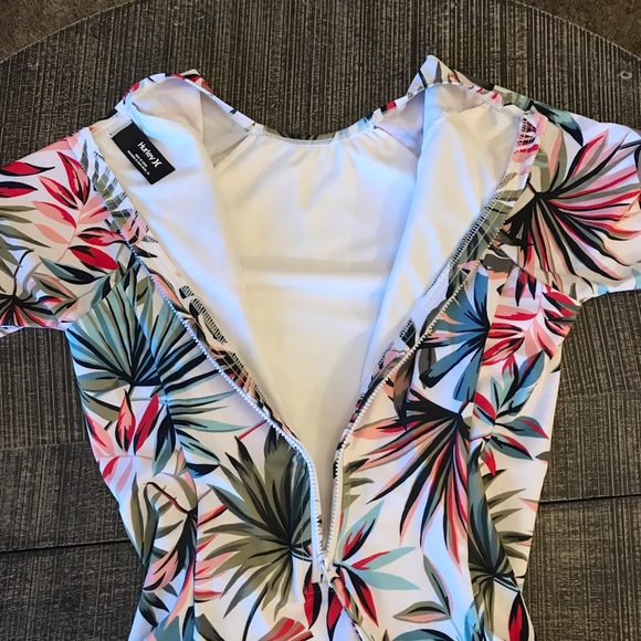 Hurley Swim Hurley One Piece Long Sleeve Tropical Swimsuit Poshmark
